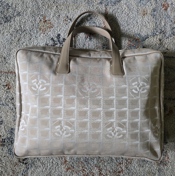 CHANEL New Travel Line Jacquard Travel Bag! - Picture 17 of 17